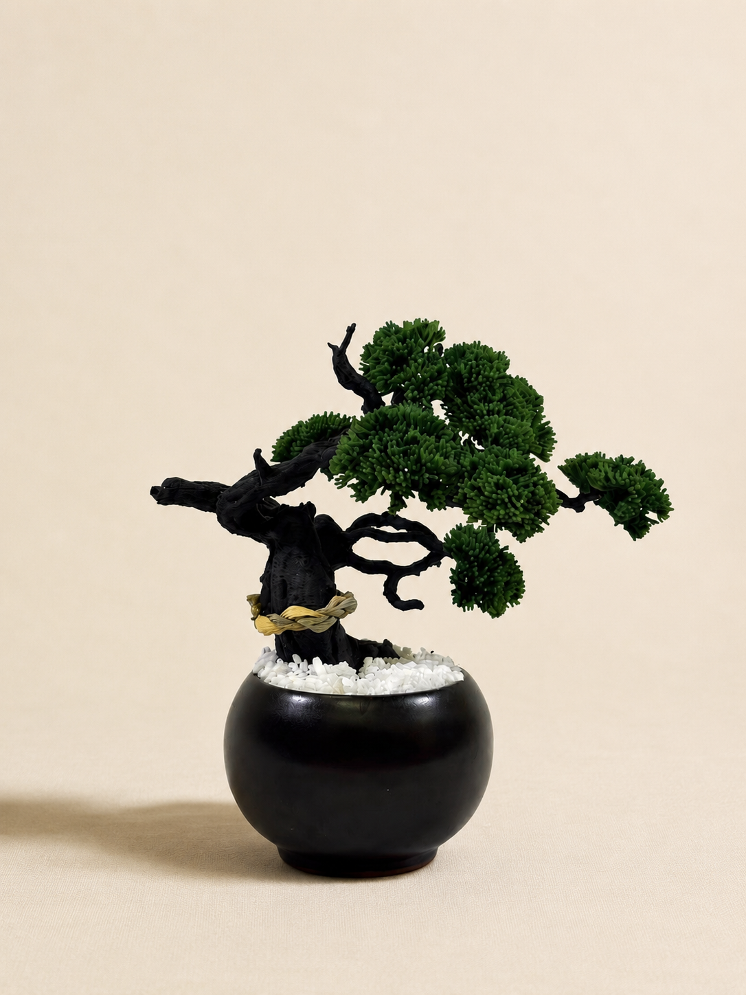 Mini Japanese Bonsai Object with Torii -Green