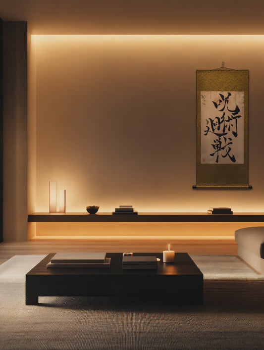 Handwritten Calligraphy Scroll “Jujutsu Kaisen”